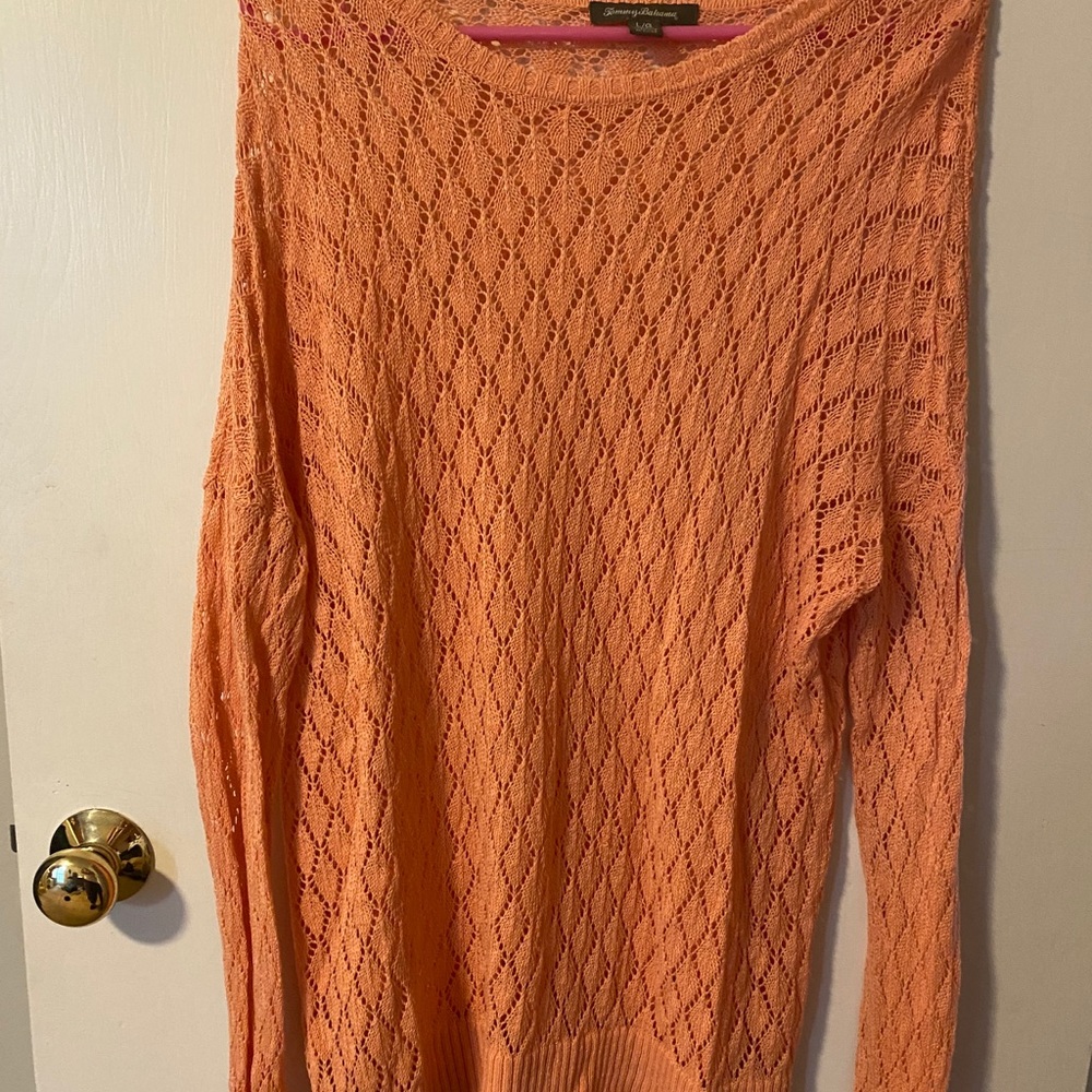 Coral/orange sweater